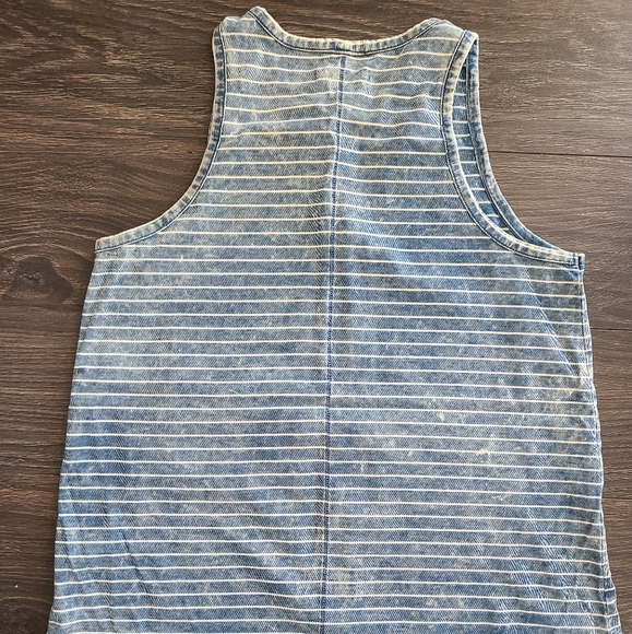 Rag and bone oversized denim washed tank small - Picture 2 of 3